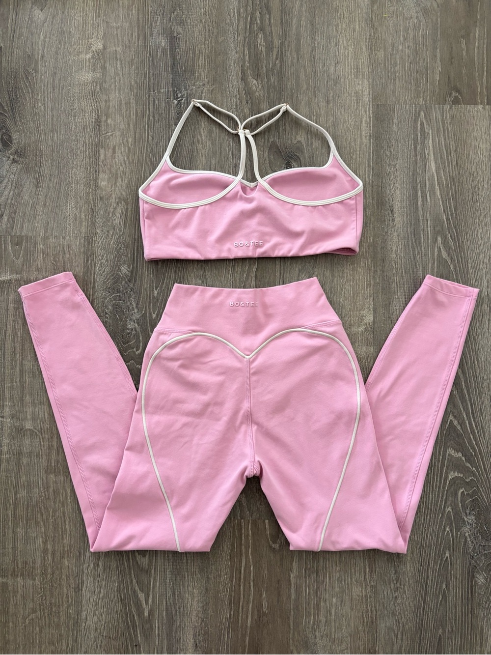 BO+TEE Baby Pink Active Set
